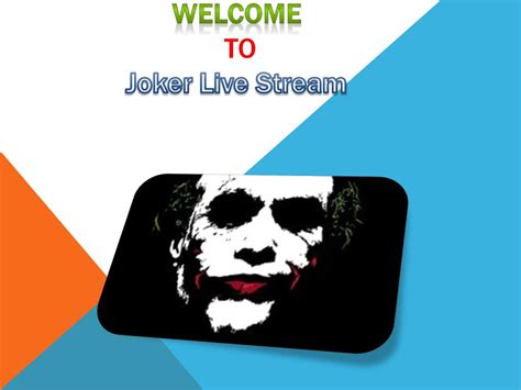 joker player live stream